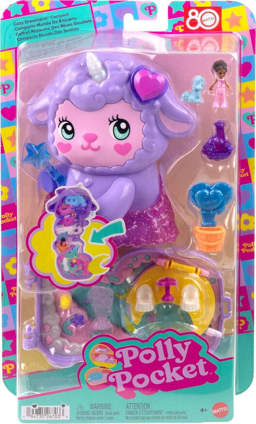 Polly Pocket Cozy Dreamland Lamb Compact - JCB15