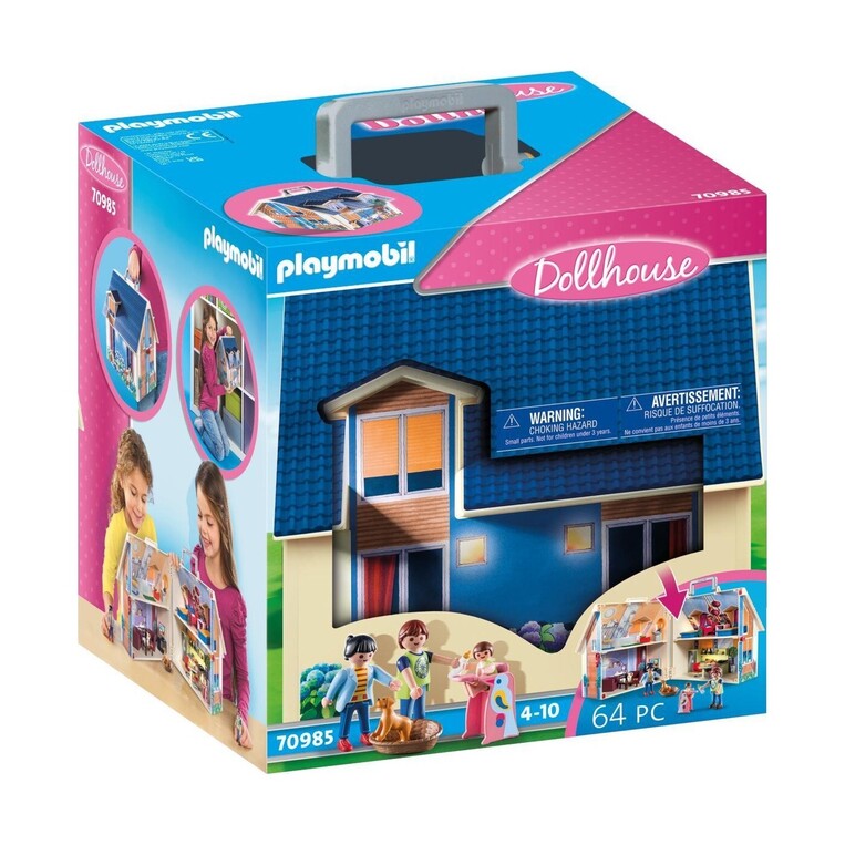 Playmobil Μοντέρνο Κουκλόσπιτο-Βαλιτσάκι - 70985