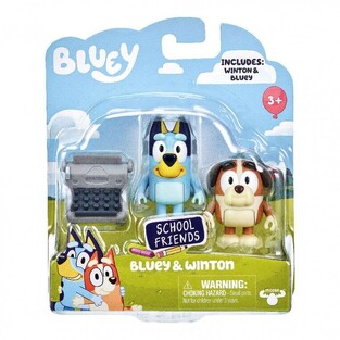Bluey Σετ Mε 2 Φιγούρες Kαι Αξεσουάρ School Friends Bluey & Winton - BLY88000