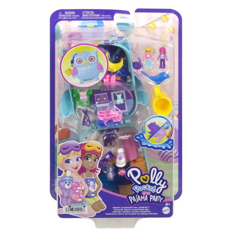 Polly Pocket Snowy Sleepover Owl Compact - HKV37