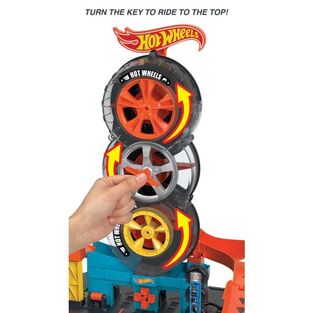 Hot Wheels Πίστα City Με Περιστρεφόμενες Ρόδες - HDP02
