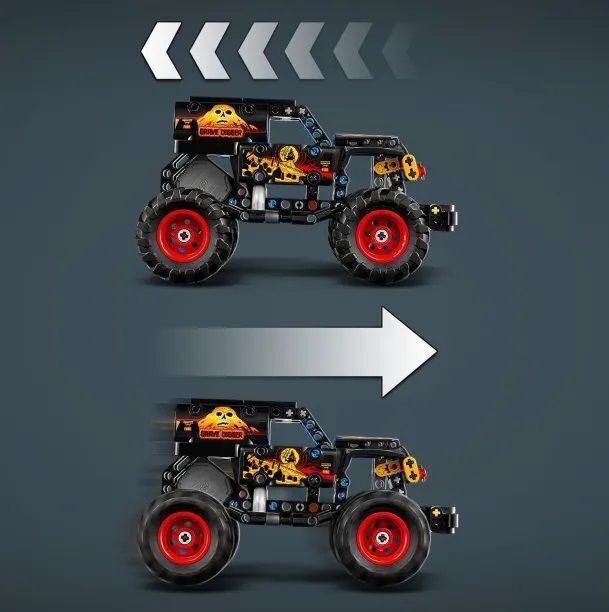 LEGO Technic Monster Jam™ Grave Digger™ Fire And Ice - 42219