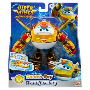 Super Wings Electric Heroes Transforming 15cm Golden Boy - 780231