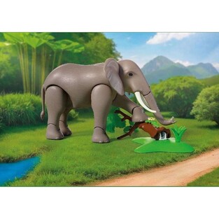 Playmobil Animals And Friends Φροντιστής Ζωολογικού Πάρκου Με Ελέφαντα Και Φλαμίνγκο - 72068