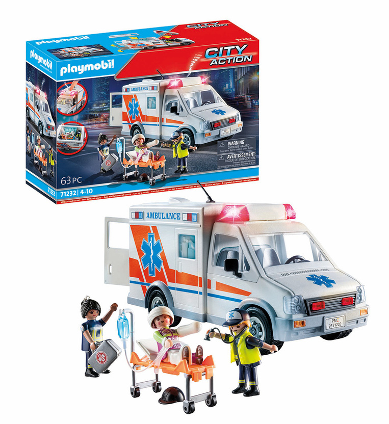 Playmobil City Action Ασθενοφόρο Με Διασώστες - 71232