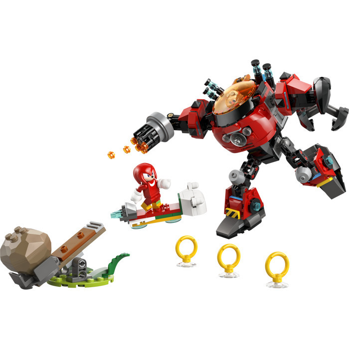 LEGO Sonic Knuckles Vs. Dr. Eggman Egg Crusher Mech  - 77005 
