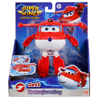 Super Wings Electric Heroes Transforming 15Cm. Jett - 780210