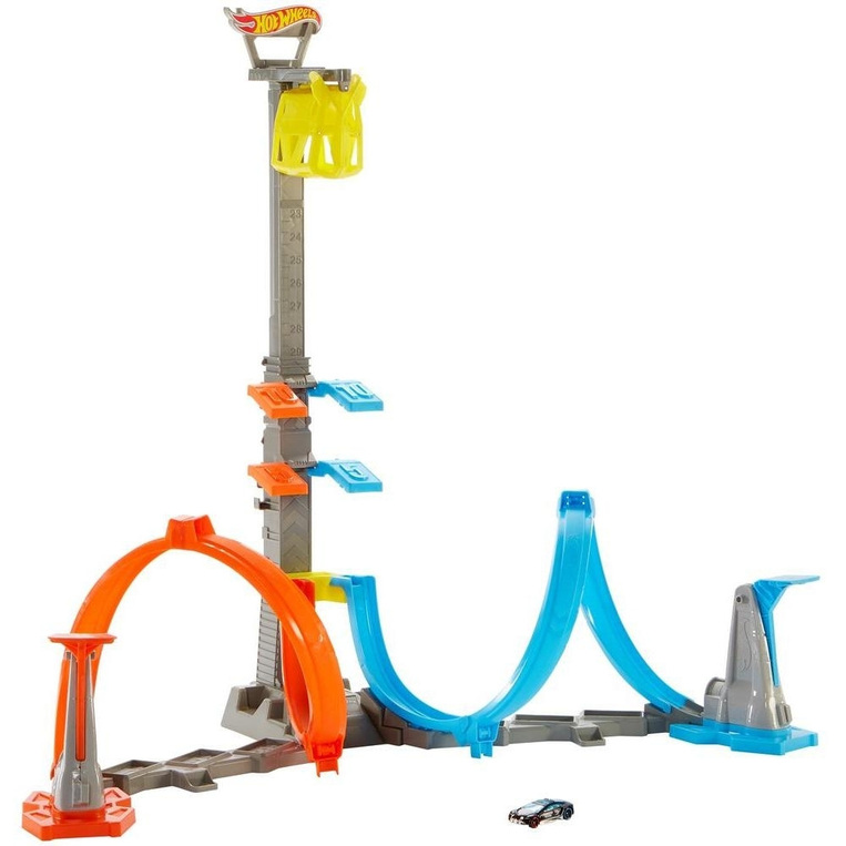 Hot Wheels Πίστα Διπλή Εκτόξευση & Λουπ - GRW39