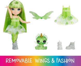 Rainbow High Littles Rainbow Fantasy Fairies - Emerald Hunter - 543404EUC