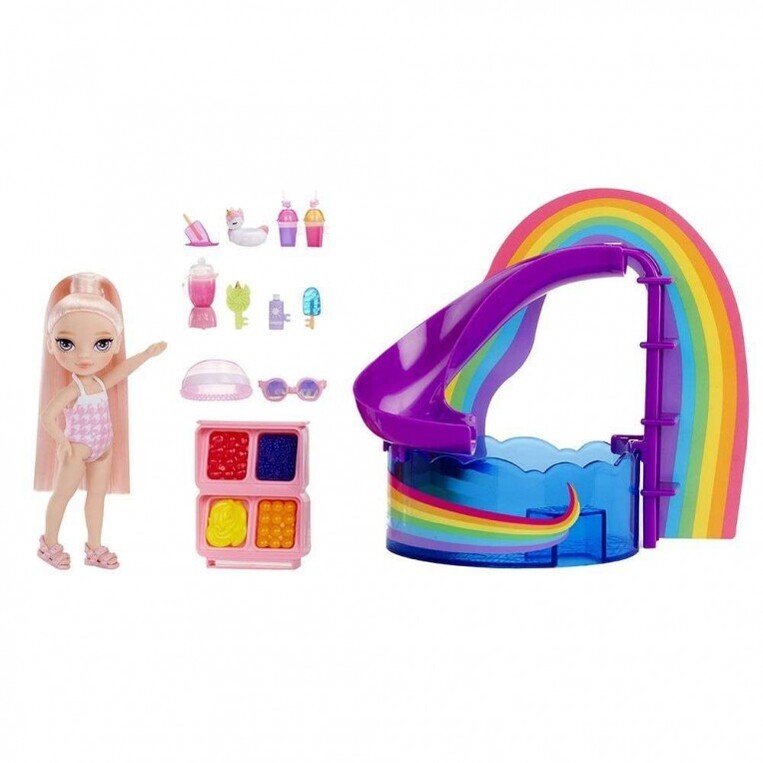 Rainbow High Littles Πισίνα Mε Κούκλα Blush - 522249EUC