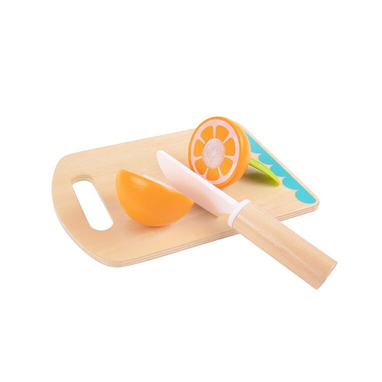 Tooky Toys Φρούτα σε Ξύλο Κοπής - TK111
