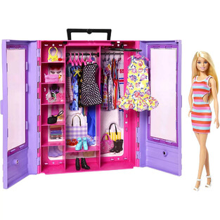 Barbie Νέα Ντουλάπα της Barbie με κούκλα - HJL66
