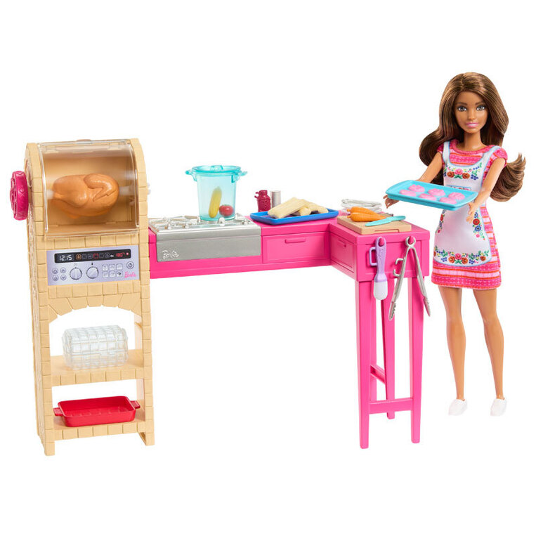 Barbie & Teresa Recipe For Friendship Teresa Doll & Kitchen Playset - JCT06