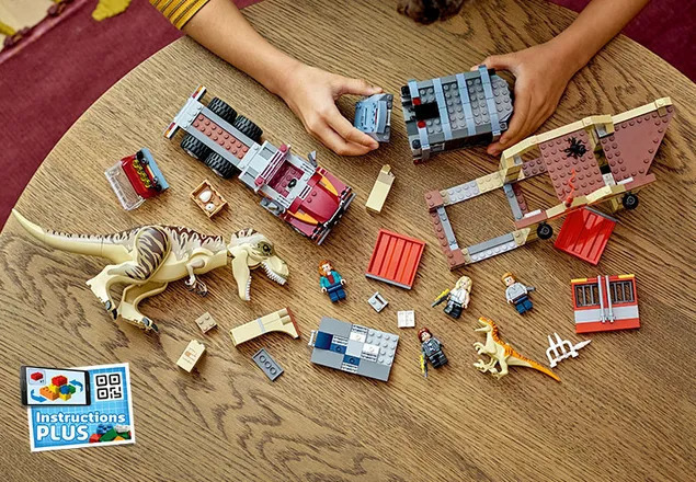 LEGO Jurassic World T. Rex Atrociraptor Dinosaur Breakout - 76948