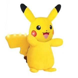 Pokemon Power Action Lights & Sound Interactive Plush Pikachu - JW097834