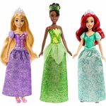 Disney Princess Doll 3-Pack Tiana, Ariel & Rapunzel -  HLW45