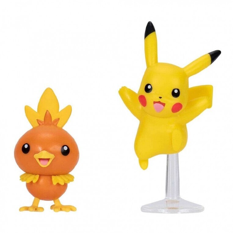 Pokemon 2 Φιγούρες Μάχης 5εκ. First Partner Pikachu & Torchic - PKW3591
