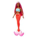 Barbie Νέα Γοργόνα Κοραλί Ουρά - HRR04