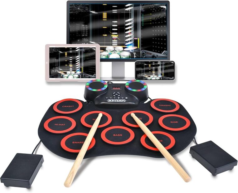 Bontempi Flexible Electronic Drum Set - 182000
