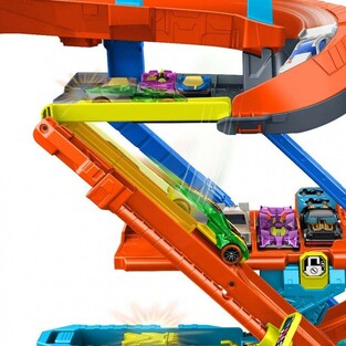 Hot Wheels City Transforming Stunt Garage 2 in 1 Playset - JHL94