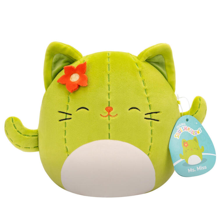 Squishmallows Λούτρινo 19Cm Miss Cactus Cat - SQCR06594