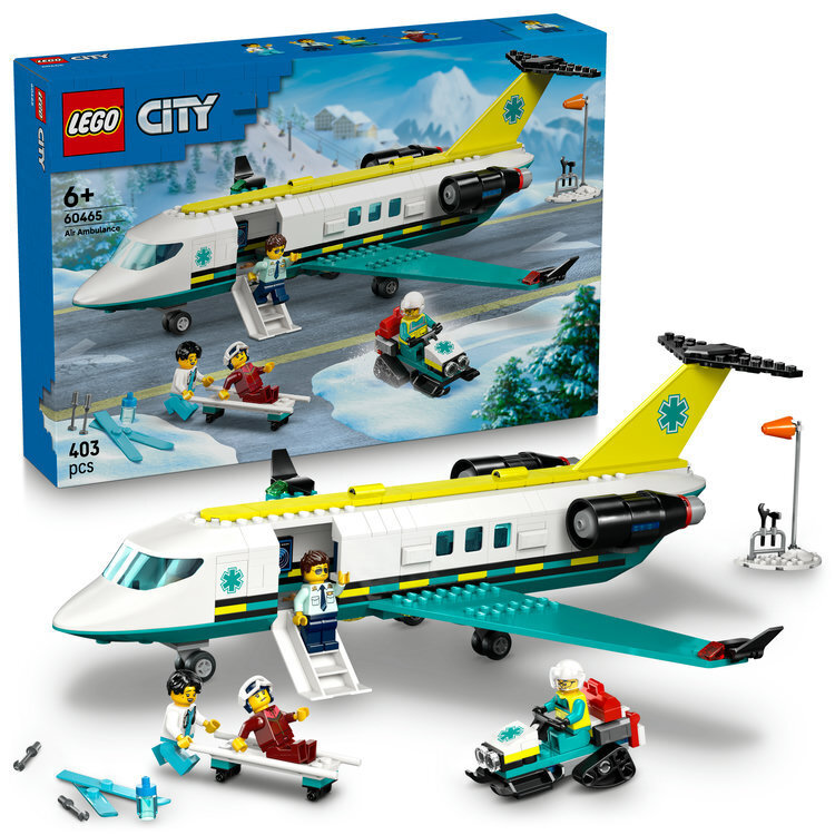 LEGO City Emergency Air Ambulance Airplane - 60465