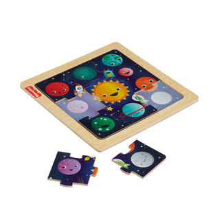 Fisher Price Μίνι Ξύλινο Παζλ Διάστημα - HXV16