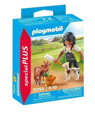 Playmobil Specialplus Γυναίκα Με Κατσικάκια - 71759