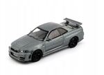 Mini GT - Nissan Skyline GT-R ( R34 ) Dark Metal Gray Nismo CRS 1999 - Scale 1-64 - MGT01160BL