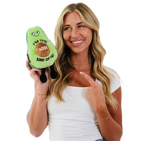 Punchkins Λούτρινο Avocado "I'm The Good Kind Of Fat" - GC99052