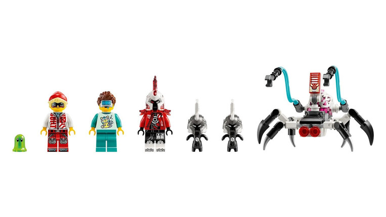 71497 Cooper's Tiger Mech & Zero's Hot Rod Car 