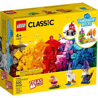 LEGO Classic - Δημιουργικά Διαφανή Τουβλάκια - 11013