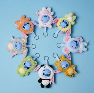 Disney Stitch YuYus Plush Key Ring 12cm Collectible - 6315870778