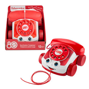 Fisher Price 80 Χρόνια Mattel Συρόμενο Τηλεφωνάκι - JGG97