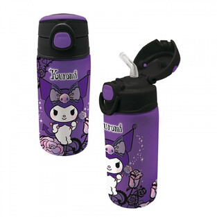 Graffiti Παγούρι Ανοξείδωτο Sanrio Hello Kitty & Friends Kuromi Purple Laces 500ml - 252413