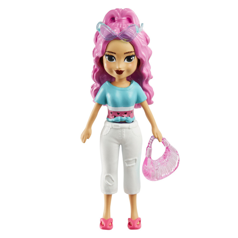 Polly Pocket - Νεα Κουκλα Με Μοδες Μεγαλο Pack Fruity Pool Fun - HKV95