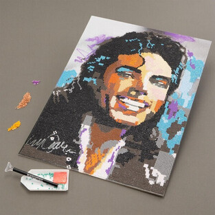 Diamantiny Level Up Διακοσμησε Χρωματιστα Πετραδακια Celebrities Michael Jackson - GRAF96457