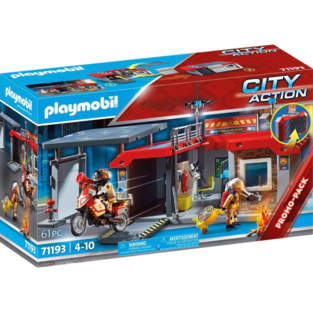 Playmobil City Action Πυροσβεστικός Σταθμός - 71193