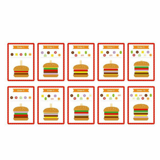 Tooky Toy Παιχνίδι Λογικής: Φτιάχνω Μπέργκερ - TH844