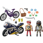 Playmobil City Action Starter Pack Αστυνομική Καταδίωξη Ληστή Κοσμημάτων - 71255