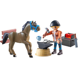 Playmobil Horses Of Waterfall Ο Πεταλωτής Ben Με Το Άλογο Achilles - 71357