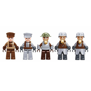 Sluban Army Assault Tank WWII - Mark Vs Set - M38-B1296