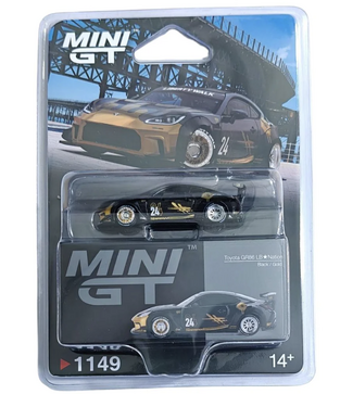 Mini GT 1:64 Toyota GR86 LB Nation Black/Gold - MGT01149RHD