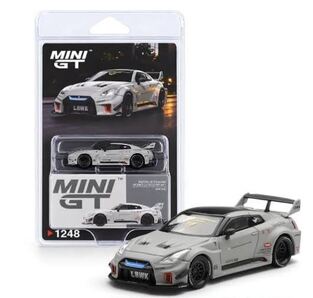 Mini GT Nissan LB-Sihlouette Works GT 35GT-RR Matt Grey 1:64 - MGT01248BL