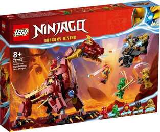 Lego Ninjago Δράκος Λάβας Που Μεταμορφώνεται Σε Κύμα Φωτιάς - 71793