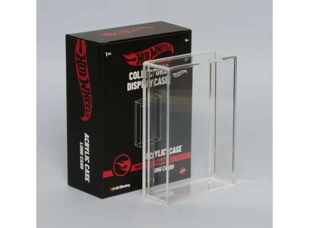 Hot Wheels Collectors Display Acrylic Case Long Card - 8437027248399