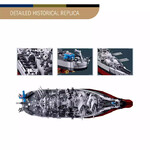 Sluban - Model brick Battleship USS Missouri 1/350 Set - M38-B1291