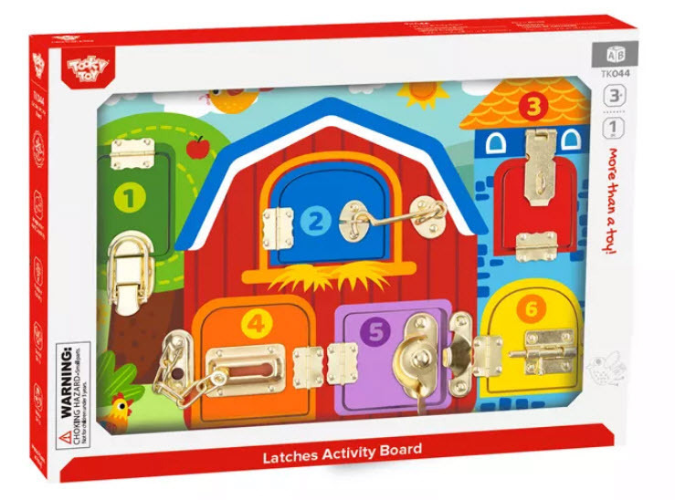 Tooky Toy Ξύλινος Στάβλος Mε Κλειδαριές - TK044