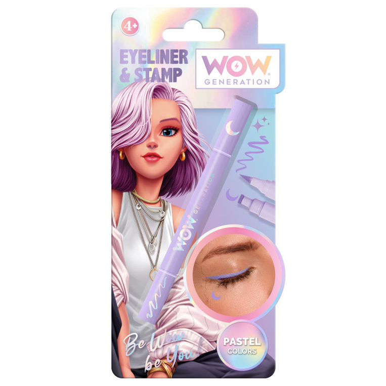 WOW Generation Eyeliner & Stamp with Pastel Colors 1pc - Διάφορα Χρώματα - WOW00076