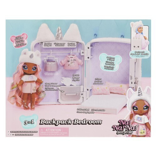Na! Na! Na! Surprise 3in1: Backpack Bedroom - Whitney Sparkles Unicorn - 592365EUC